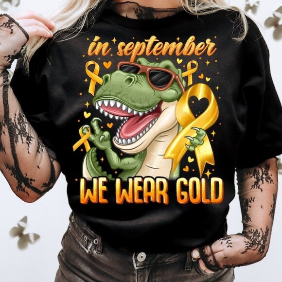 Tops - In September We Wear Gold Rex T-shirt